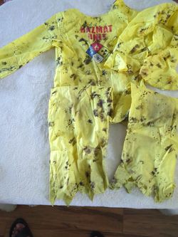 Boys Hazmat Unit Halloween Costume Size 8 To 10