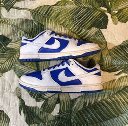 Nike Dunk Low White Royal Blue Sneakers