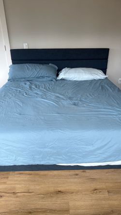 King bed and king bed frame