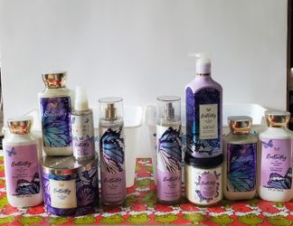 ❤ Bath & Body Works Butterfly Christmas Basket ❤