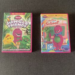DVD’s Children Movies For Your Kids To Watch & Enjoy  Barney Jungle Friends The Movie  Barney Let’s Play School