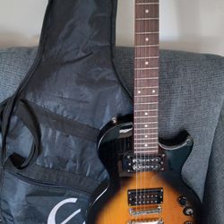 Epiphone  Special Two Sunburst Electric Guitar Like New Good Player Ready To Rock Tuned Up Gig Bag Protective Cover