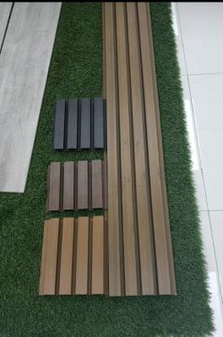 WPC Exterior Wall Panel Composite Cladding Fluted 8.36x12