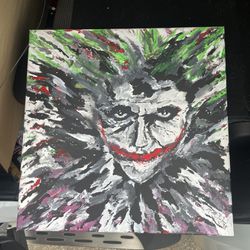 Abstract Painting Of The JOKER