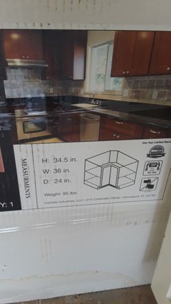 Brand new cabinets in box