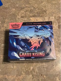 Pokemon Trading Card Game: Mega Evolution Chaos Rising Elite Trainer Box