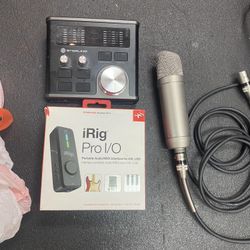 Studio Equipment (sterling,rode,iRig)
