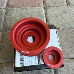 Godsnow Subaru WRX STi lightweight crank pulley alternator pulley red BRAND NEW