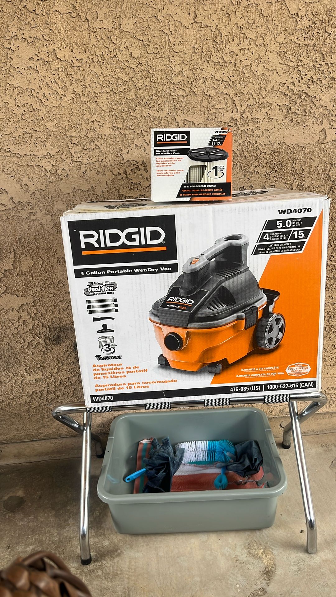 Wet/dry Vaccuum 4 Gal Portable