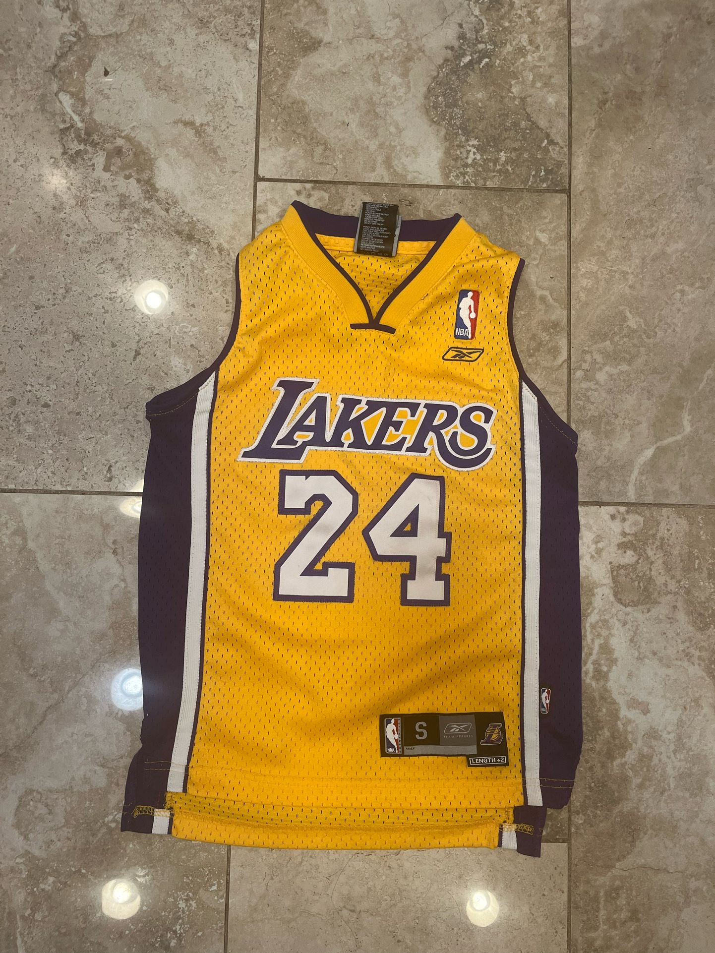 Reebok Kobe Bryant #24 Los Angeles Lakers NBA Basketball Youth