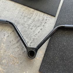 Land mine row bar attachment for barbell ($40)