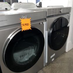 Samsung Platnium Bespoke Washer And Dryer Set Y 5I