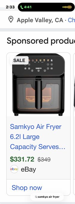 Samkyo air fryer