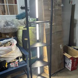 Corner Display LED Shelf 