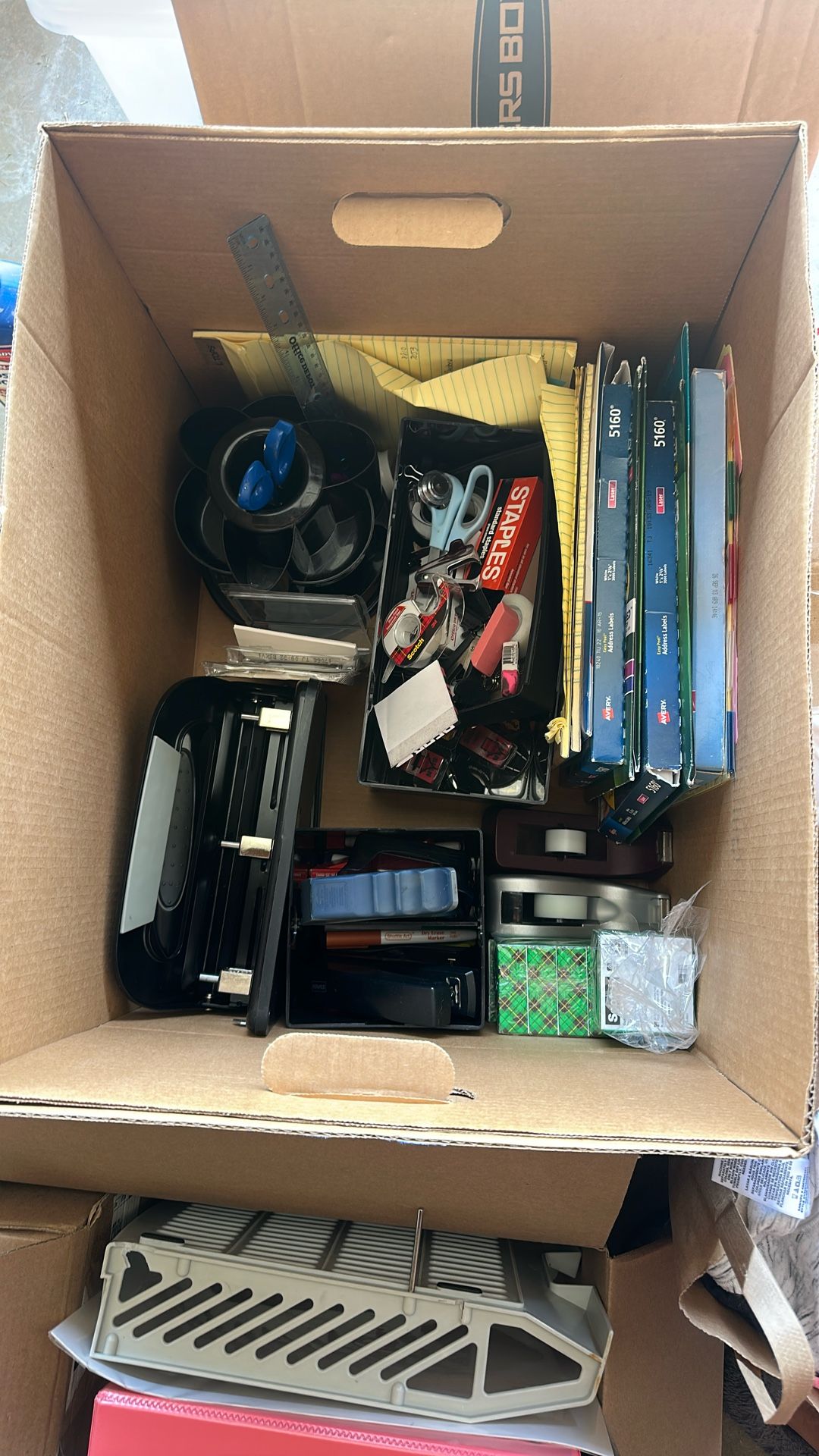 Box Of Office Supplies 50.00