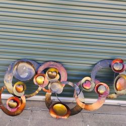 Metal Wall Decoration 5' Wide