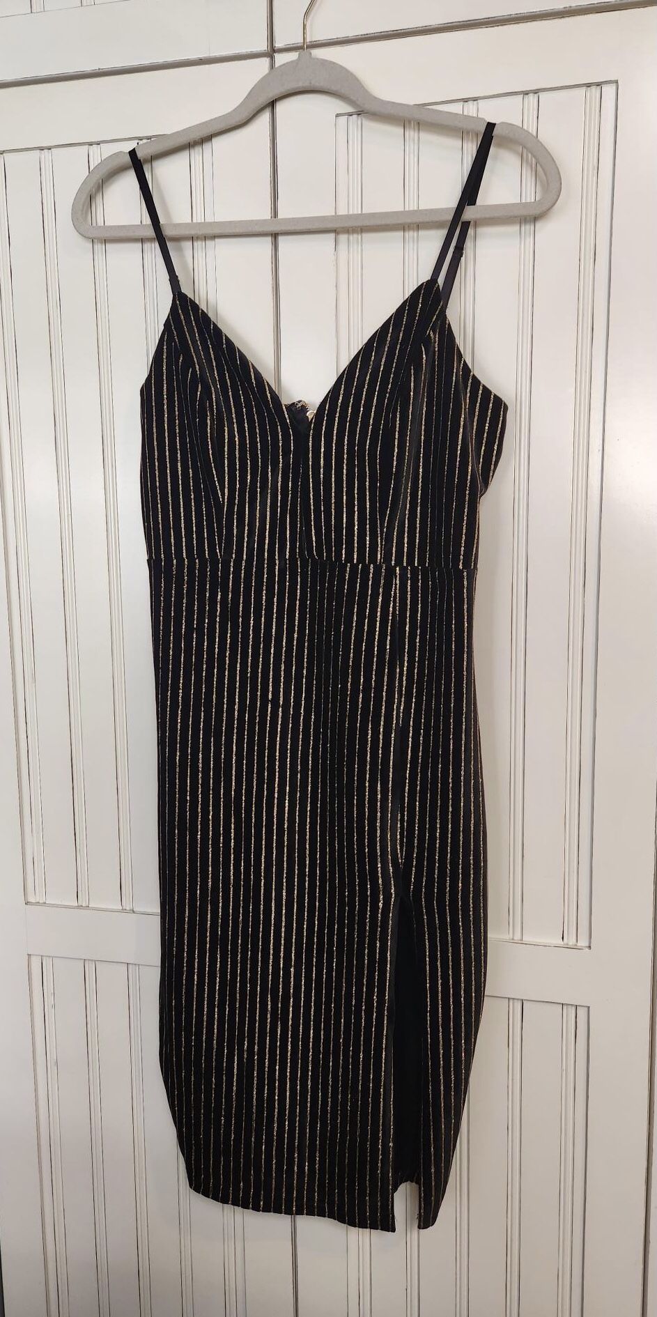 Windsor Women’s Black & Gold Dress - Size L