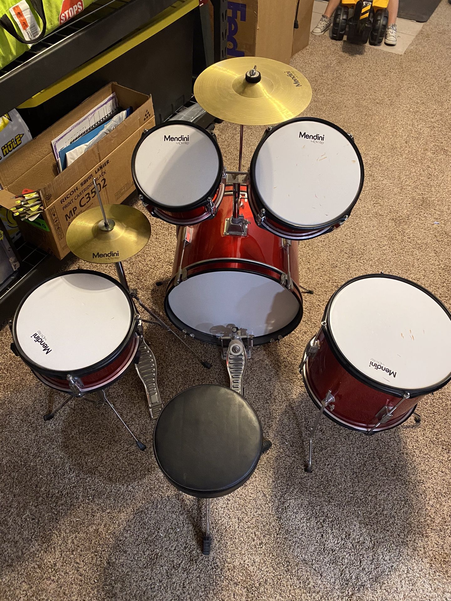 Childs drum set