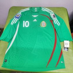 Jersey seleccion MEXICO 2008 09.   10.C.BLACO.  XL