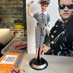 Mattel I Love Lucy "Lucy Does a TV Commercial" collector doll loose brand new