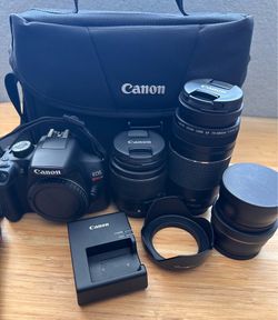 Canon EOS Rebel T6 with Bag & Accessories