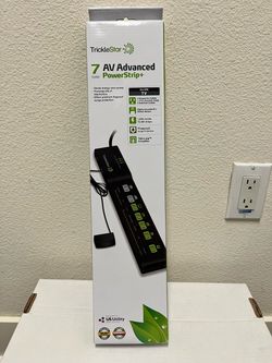 TrickleStar - (7) - Outlet AV Advanced PowerStrip + - (New)
