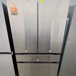 Samsung Bespoke Flex Refrigerator With Beverage Center In Stainless Steel