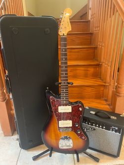 Squier Classic Vibe Jazzmaster w/ Hardshell Case, Fender Amp