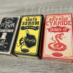 3 Hilarious Adult Party Games Bundle - Perfect for Game Night