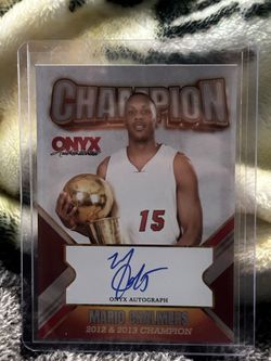 Mario Chalmers 2012&13 champion onyx auto