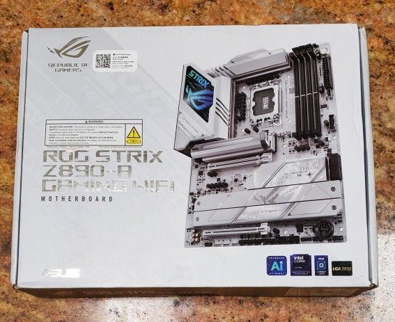 New Sealed In Box High-End ASUS Rog Strix Z890-A Gaming WiFi Motherboard