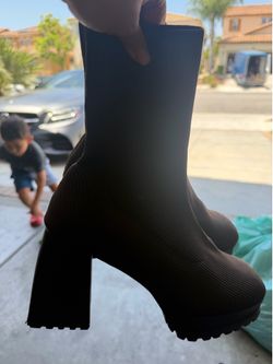 Brown boots size 11