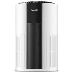 2nd Gen Turbo-Jet Design Air Purifiers for Bedroom up to 1096 Sq Ft, AEOCKY Proprietary YearChange Filter Tech, with Multi Effect Filter, Washable Pre