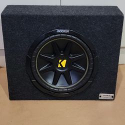 Kicker Subwoofer 12" Comp And Box. 