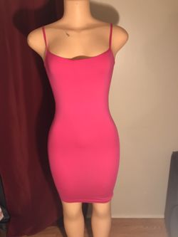 Pink Fitted Body Con One Size Fits Most ! 