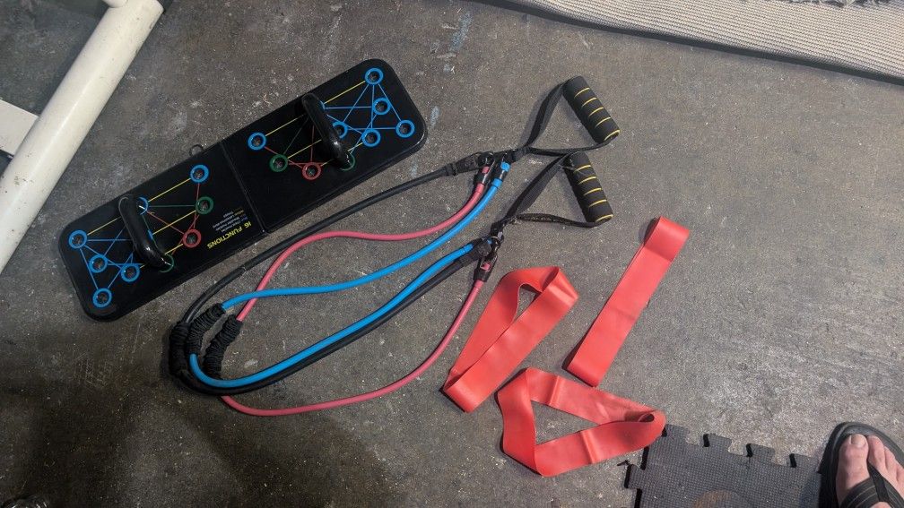 Push Ups, Resistance Bands Brand New