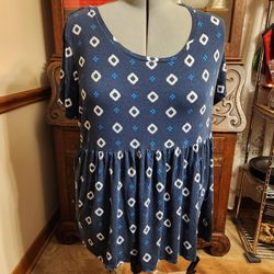 Terra & Sky Blue Shirt