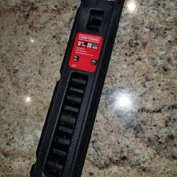 Craftsman 9pc Impact socket Set 