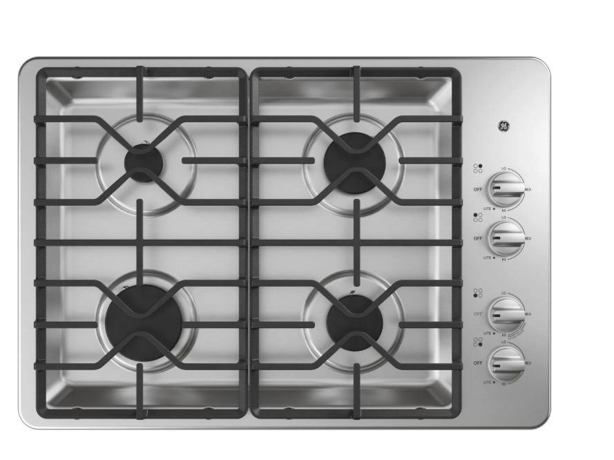 GE® 30" Built-In Gas Cooktop with Dishwasher-Safe Grates