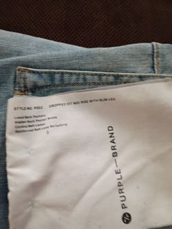 Purple jeans woman's