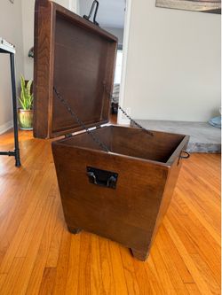 Wood Storage Chest