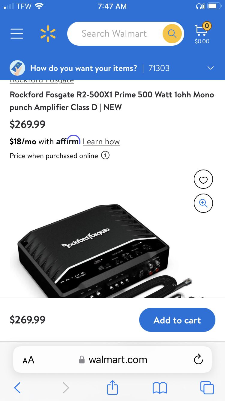 Rockford Fosgate R2-500x1prime Mono Block
