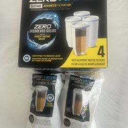 Zero Water Filters Brand New Six Total