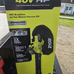 Ryobi Jet Fan Blower/vacume Kit New