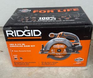RIDGID 18V 6-1/2 In. Circular Saw Kit