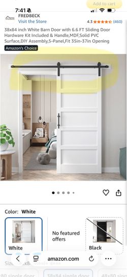 Barn Door Hardware Kit (Hardware only)