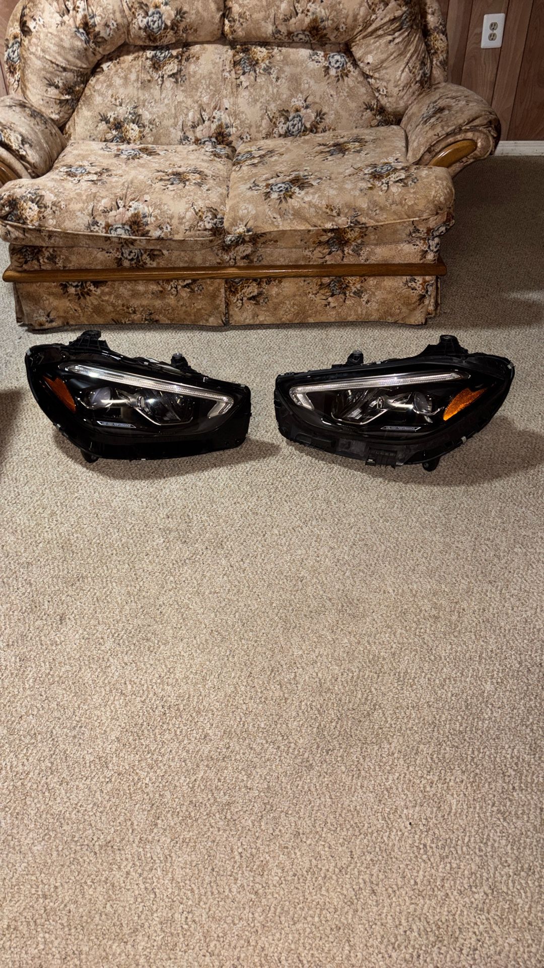 2022 2023 2024 Mercedes C-Class W206 C300 C400 C63 LH + RH Headlight LED Perfect