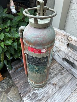 Badger's Vintage Water Filled Fire Extinguisher