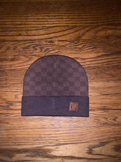 Brown LV beanie