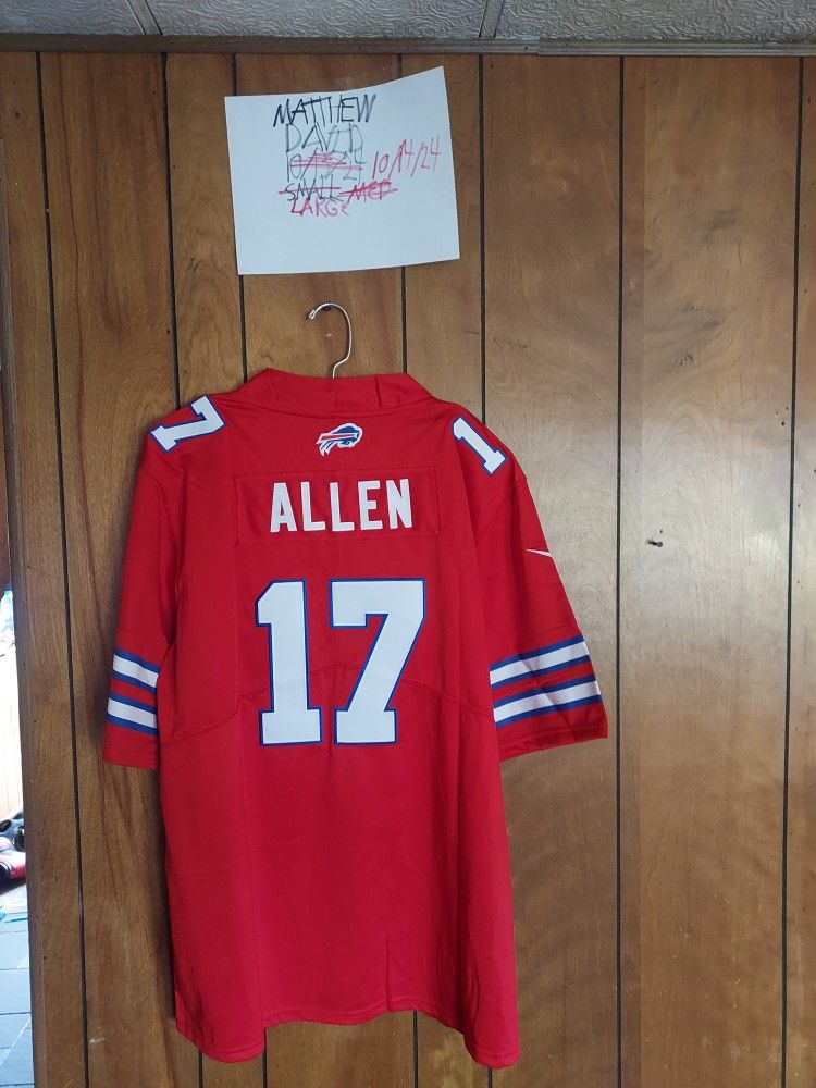 Surprise Sticker With Large Bills Allen Jersey